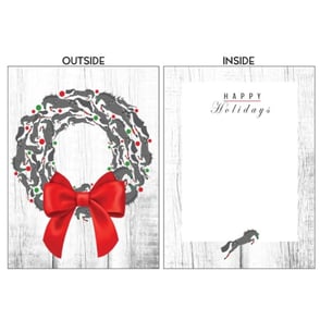 Christmas Card: Dapple Grey Jumper