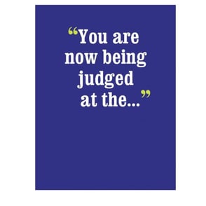 Birthday Card: Judged