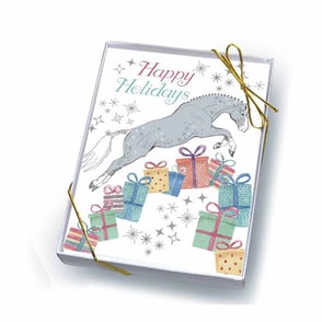 Christmas Card Box of 8: Dapple Gray Jumper