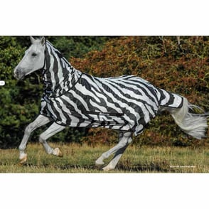Bucas Buzz Off Zebra Fly Sheet with Detachable Neck
