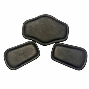 Correct Connect Pressure Relief Short Girth Leather Pads