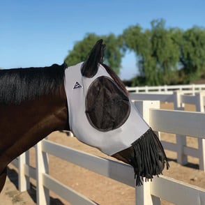 Professional's Choice Lycra Fly Mask with Fringe