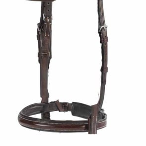 Vespucci Plain Raised Hunter Bridle Replacement Noseband