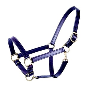 Amish Made Leather Halter with Snap