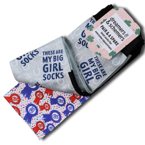 Dreamers & Schemers Pair and a Spare Boot Sock