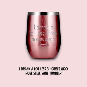 Equine & Design Wine Tumbler 12oz