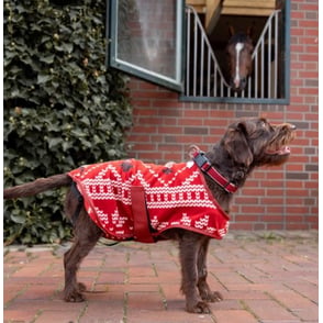 Horze Santa Dog Fleece Coat