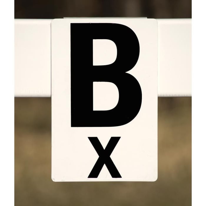 Premier Equestrian Rail Letters