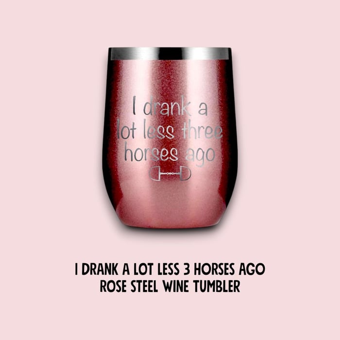 Equine & Design Wine Tumbler 12oz