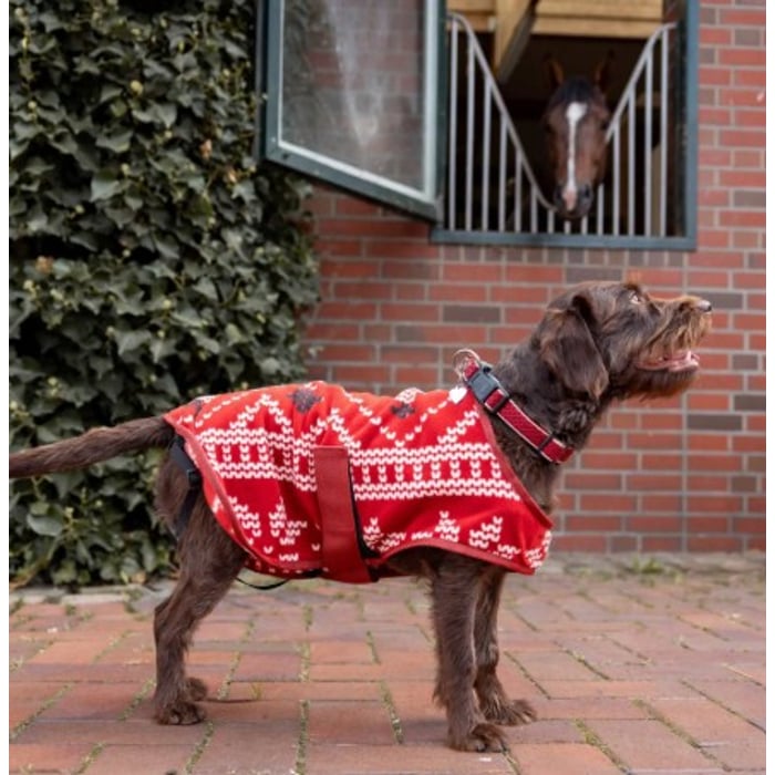 Horze Santa Dog Fleece Coat