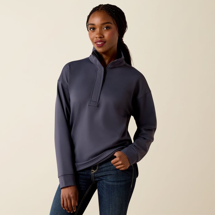 Ariat Ladies Breeze Logo 1/2 Zip Sweatshirt