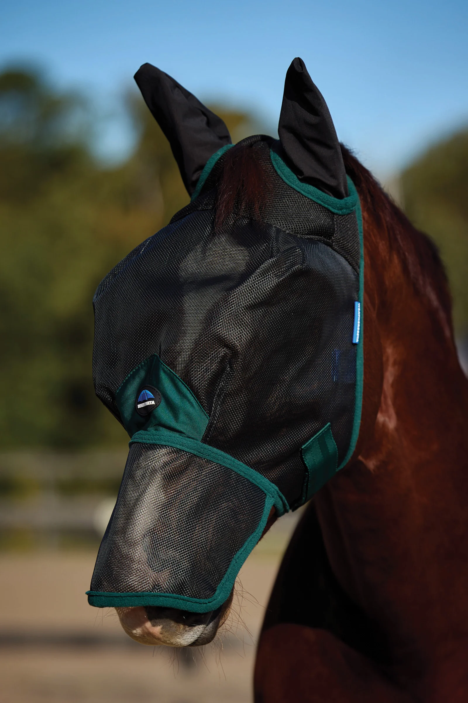 Weatherbeeta Comfitec Durable Mesh Fly Mask with Ears and Nose