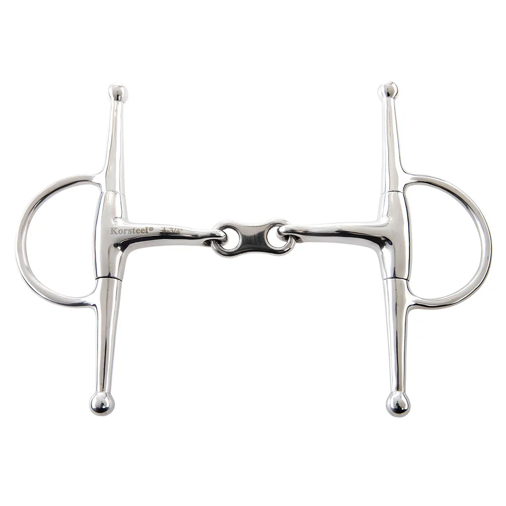 Korsteel JP French Link Eggbutt Full Cheek Snaffle Bit