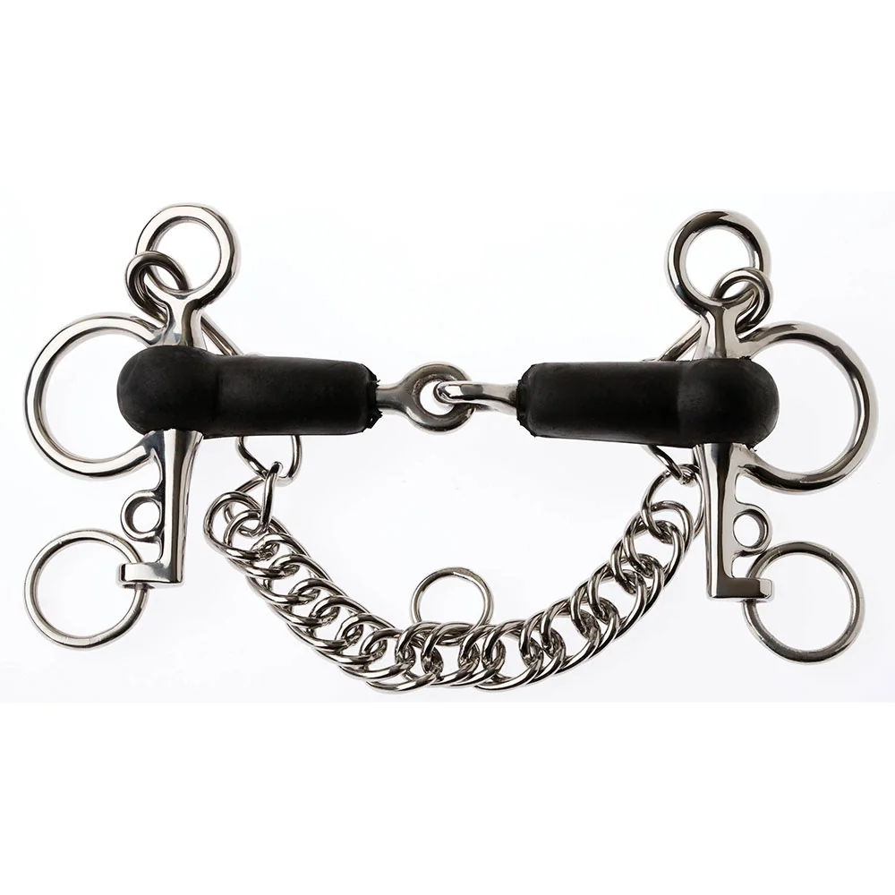 Korsteel Tom Thumb Rubber Jointed Pelham Bit