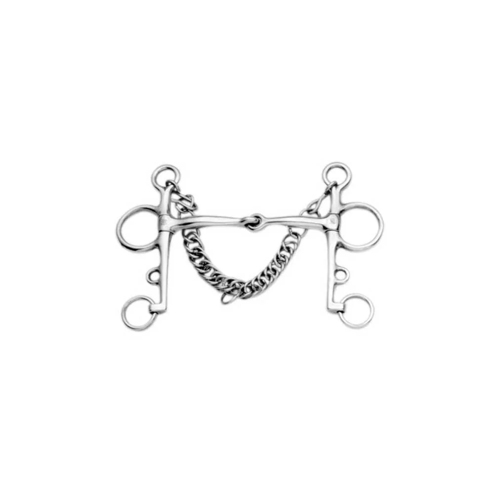 Korsteel Jointed Pelham Bit - 5-inch Cheeks