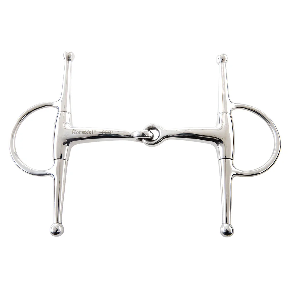 Korsteel Medium Weight Eggbutt Full Cheek Snaffle