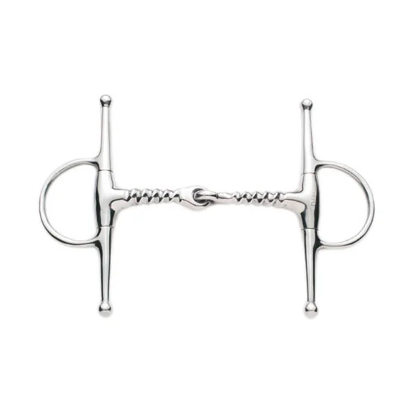 Korsteel Corkscrew Full Cheek Snaffle Bit