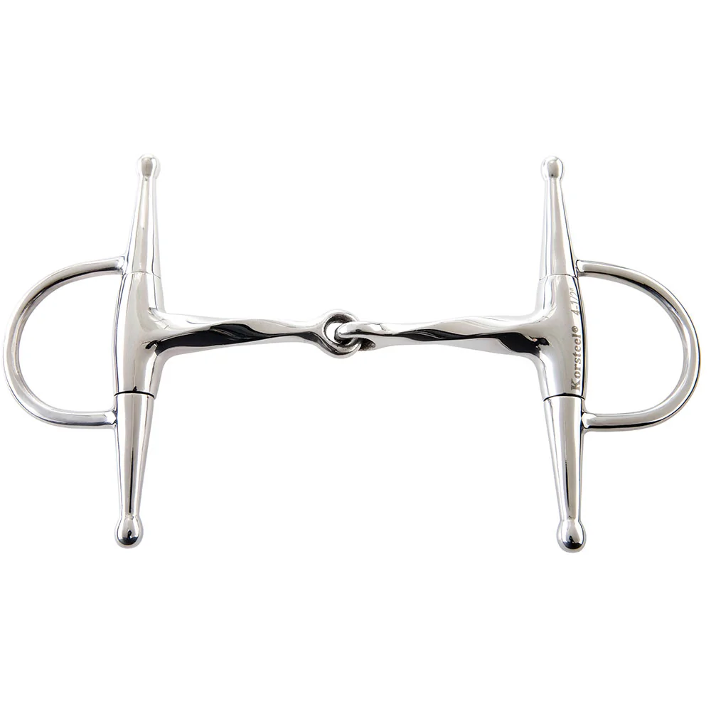 Korsteel Slow Twist Full Cheek Snaffle Bit