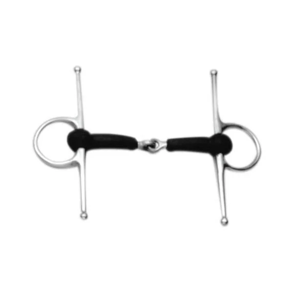 Korsteel Soft Rubber Mouth Full Cheek Snaffle