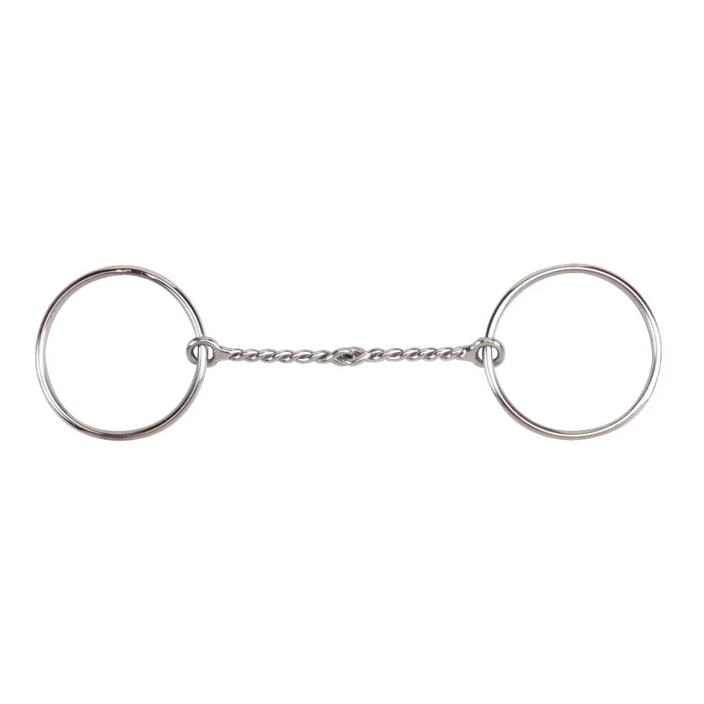Single Twisted Wire Loose Ring Snaffle