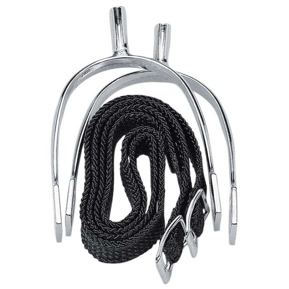 Korsteel Prince of Wales 3/4" Spurs with Straps