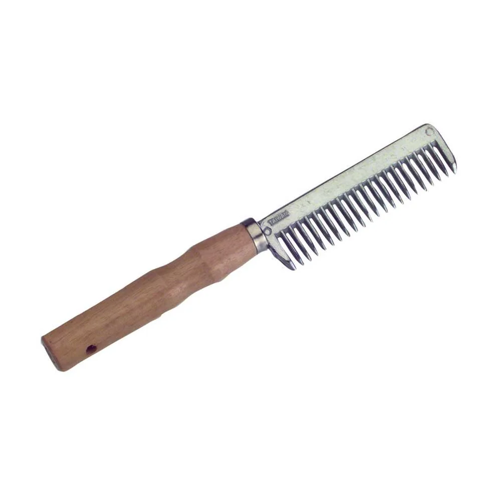 Roma Wood Handled Pulling Comb