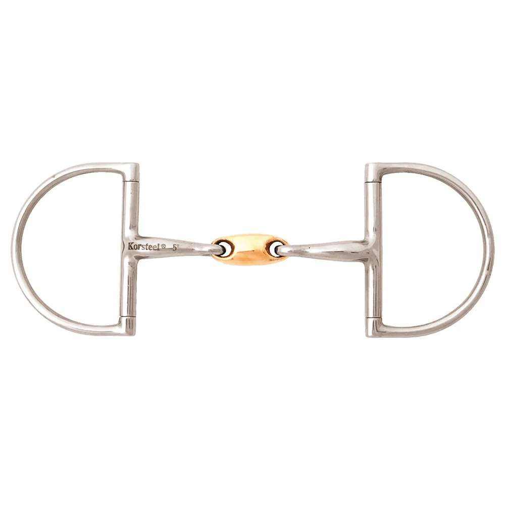 Korsteel JP Hunter Dee Ring Bit with Copper Oval Link Mouth