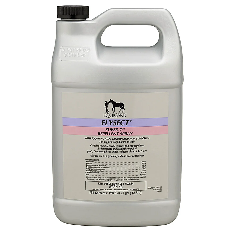 Equicare Flysect Super 7 Fly Spray Refill - Gallon
