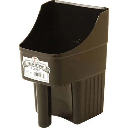3 Qt. Plastic Enclosed Feed Scoop