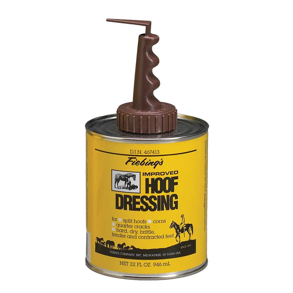 Fiebing's Hoof Dressing Quart with Brush