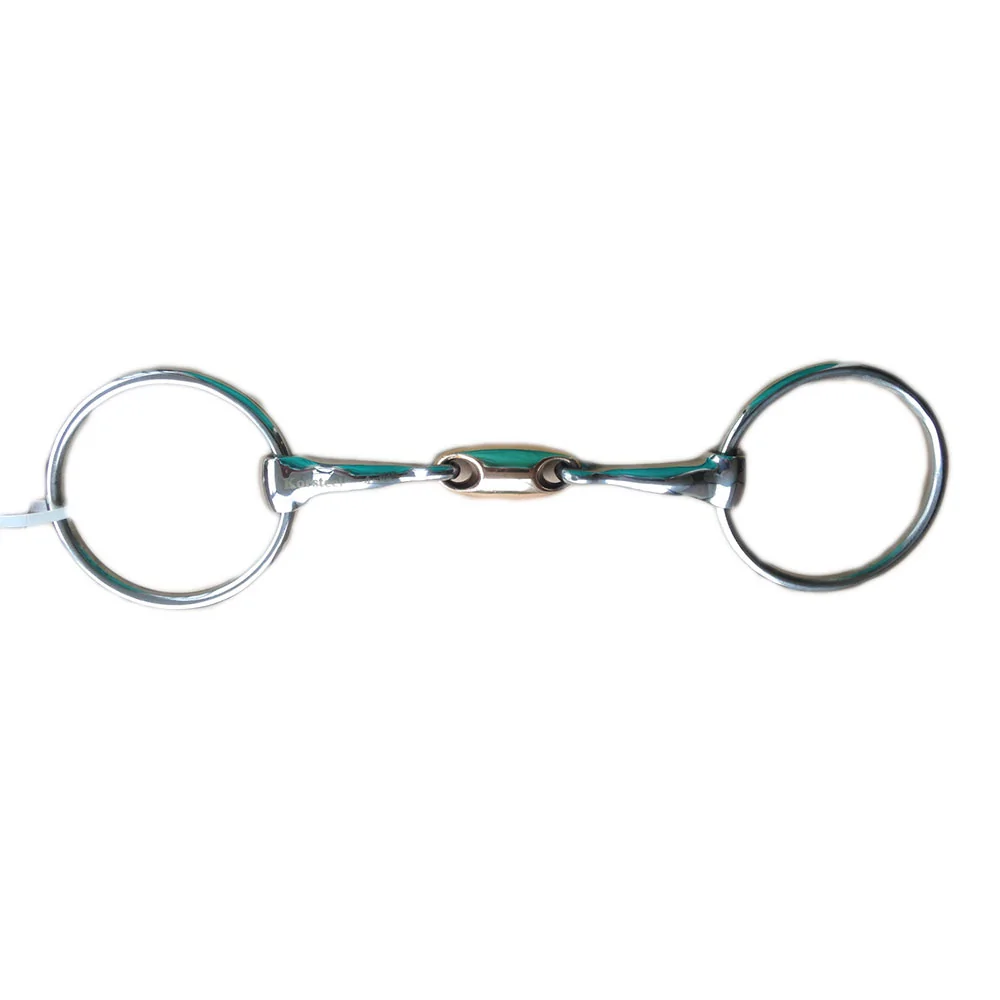Korsteel JP Curve Copper Oval Loose Ring Snaffle