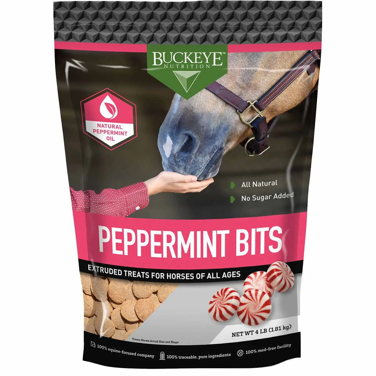Buckeye Sugar Free Peppermint Bits - 4 lbs.