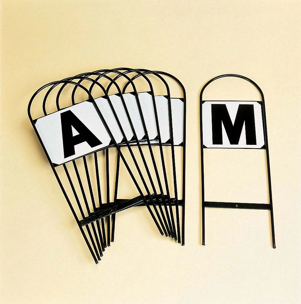 Metal Dressage Arena Markers - Set of 8