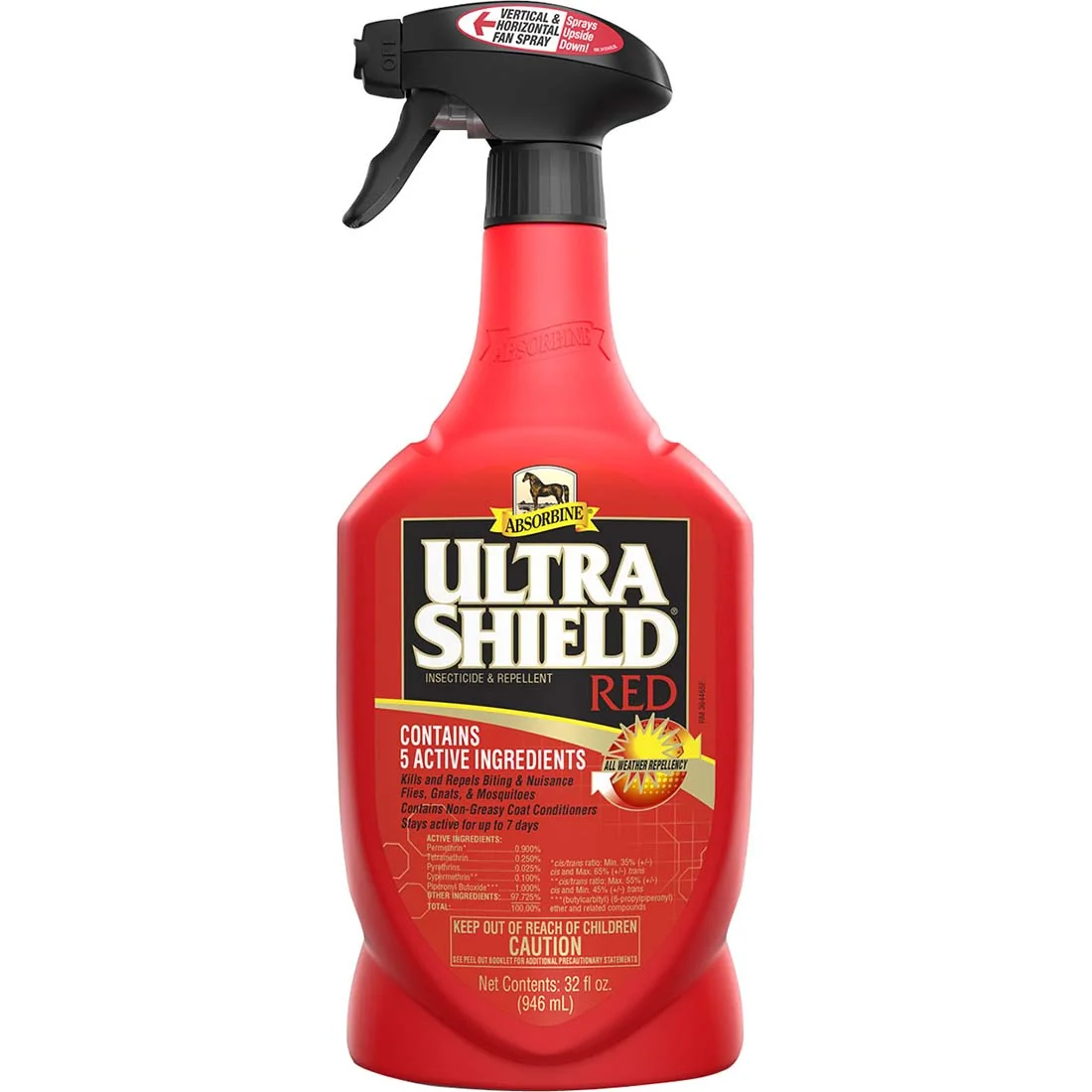 Absorbine UltraShield Red Fly Spray 32 oz.