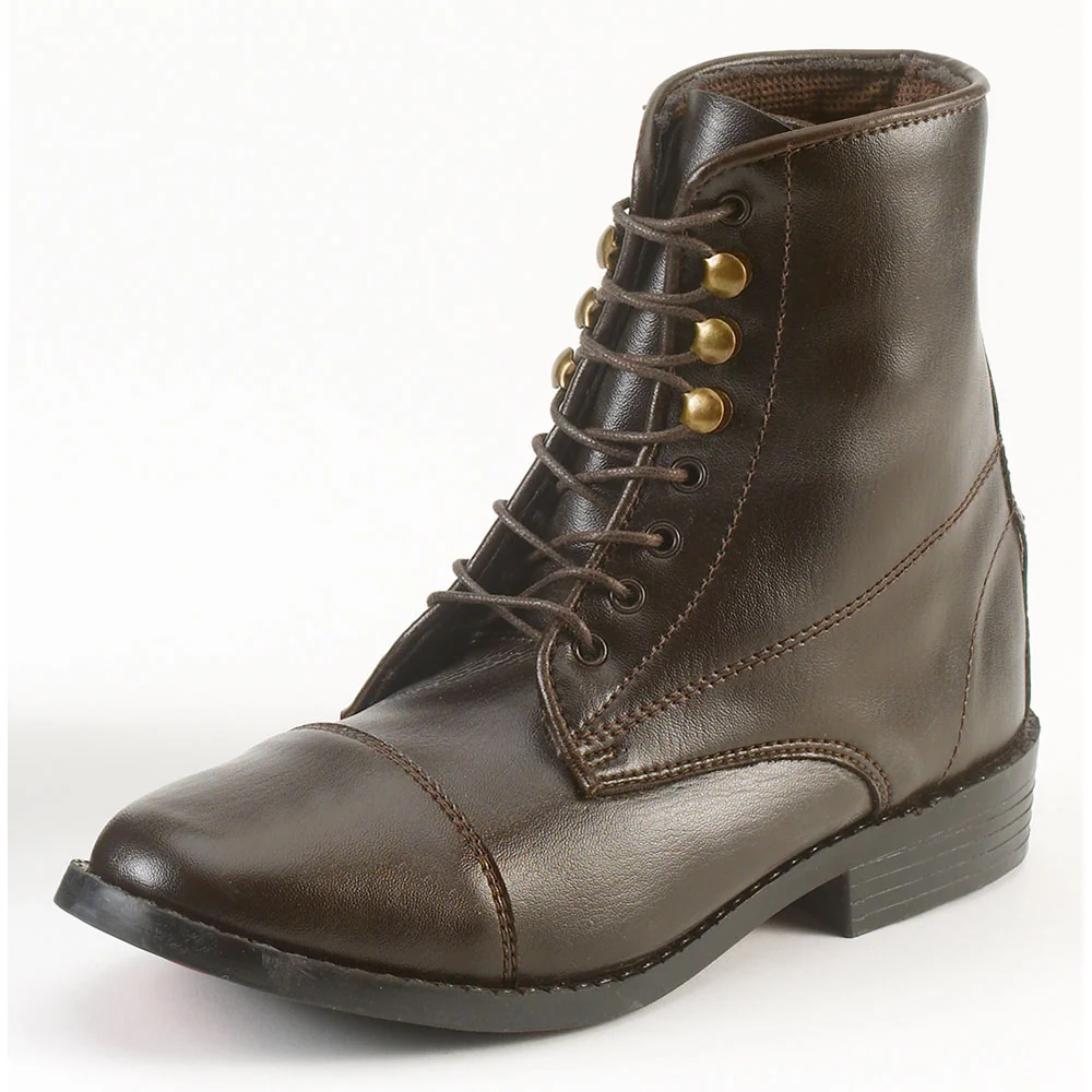 Equi-Star Ladies Synthetic Lace Paddock Boots