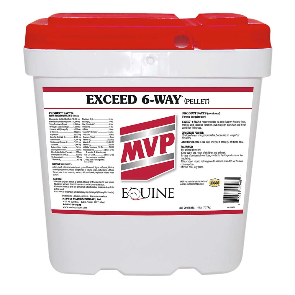 MVP Exceed 6-Way Pellets 16lb