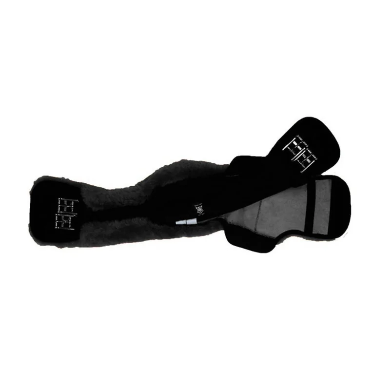 EA Mattes Crescent Dressage Girth w/ Sheepskin