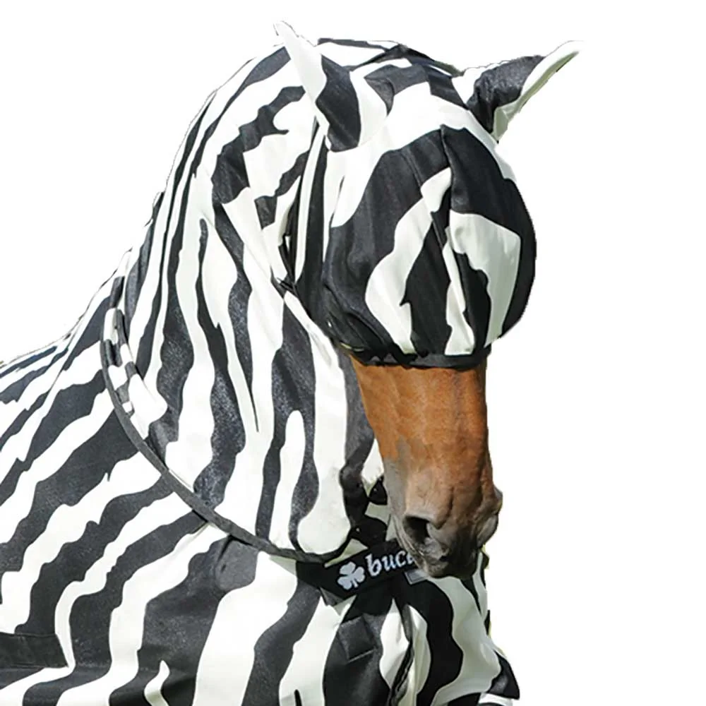 Bucas Buzz Off Zebra Stripe Fly Mask