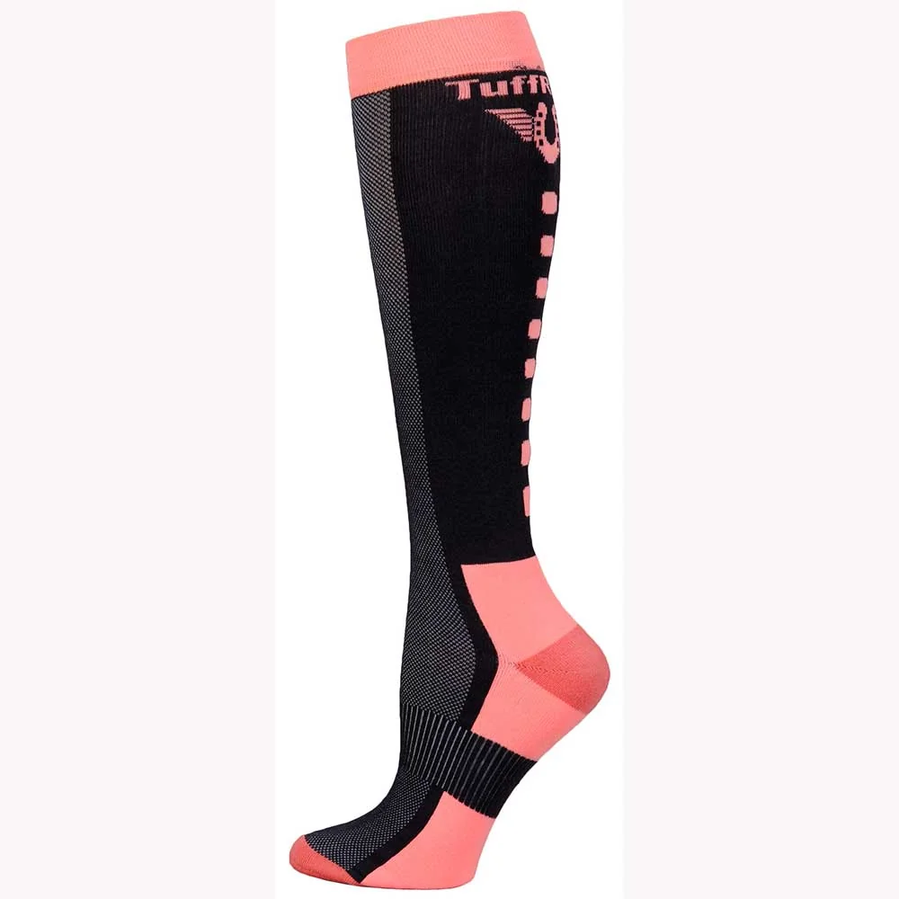 Tuff Rider Ventilated Neon Socks