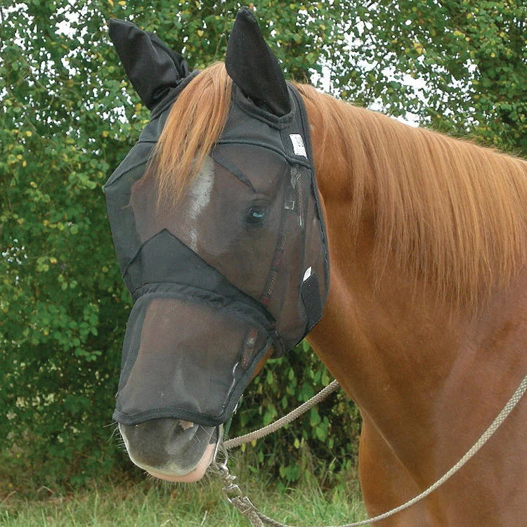 Cashel Quiet Ride Long Nose Mask with Ears