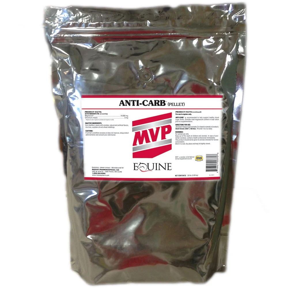 MVP Anti-Carb Pellets 5lbs