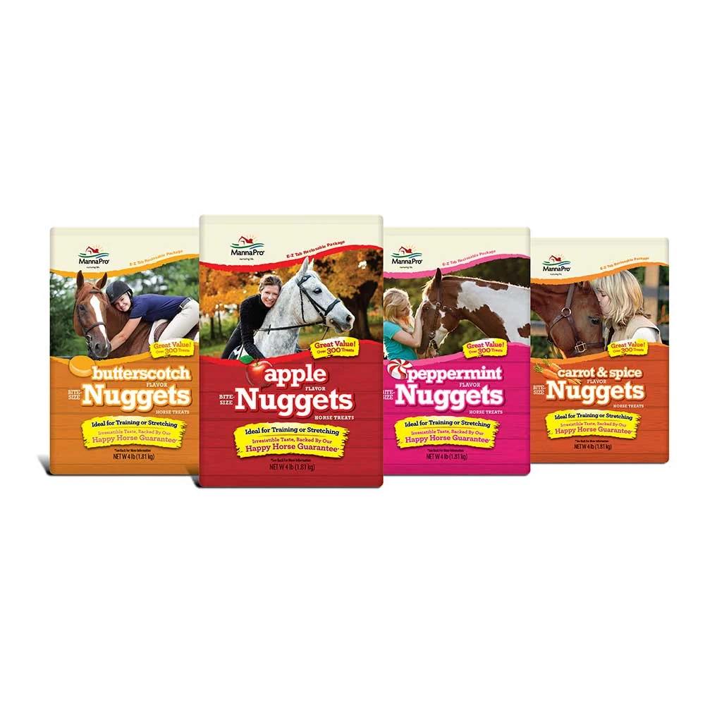 Manna Pro Bite Size Nuggets Horse Treats 4lb