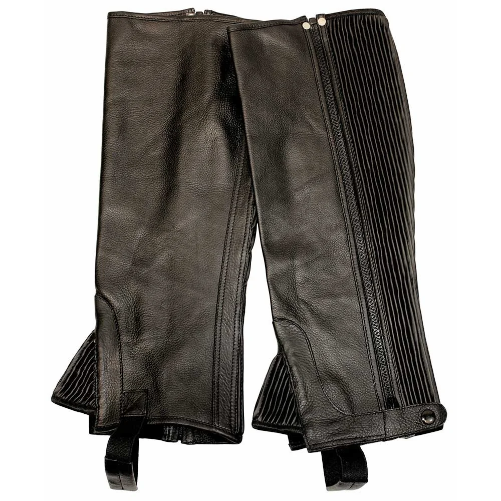 Tuff Rider Plus Rider Full Grain Leather Half Chap