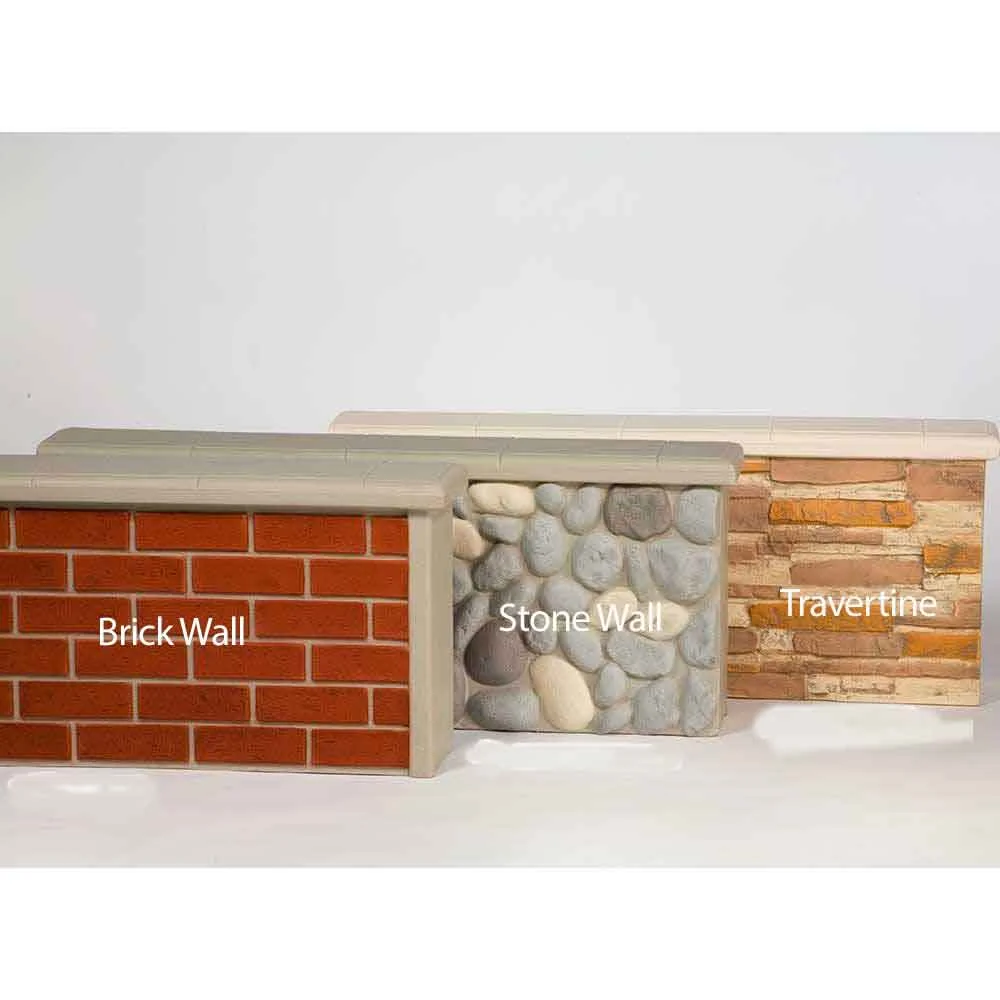 Burlingham Faux Masonary Walls 10ft Wide