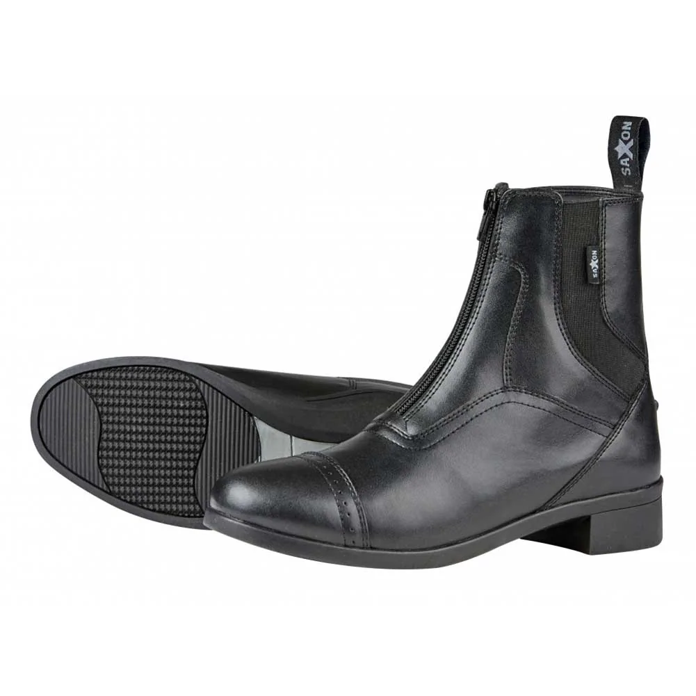 Saxon Syntovia Ladies Zip Front Paddock Boots