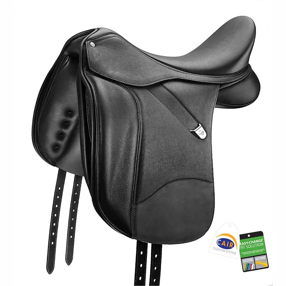 Bates Dressage+ Saddle with Luxe Leather