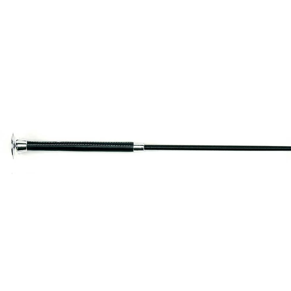 Equistar Nickel Mushroom Cap Dressage Whip