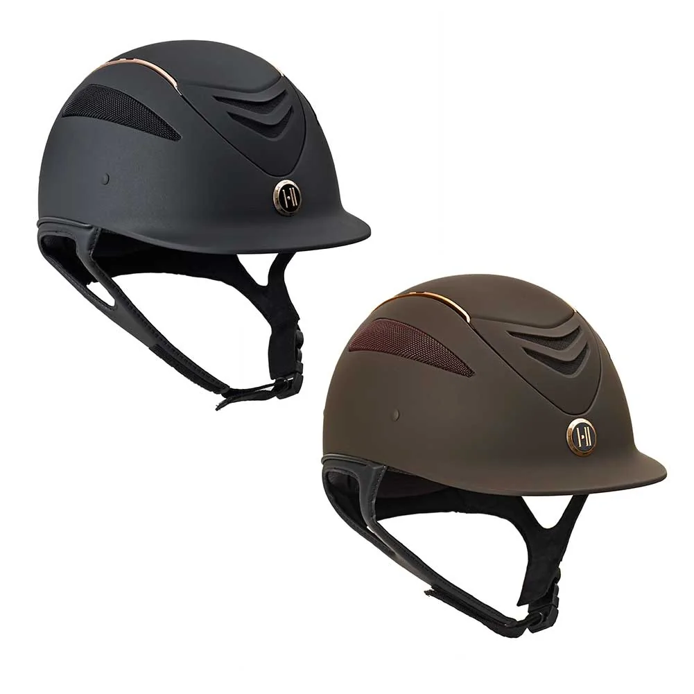 One K Defender Rose Gold Stripe Helmet