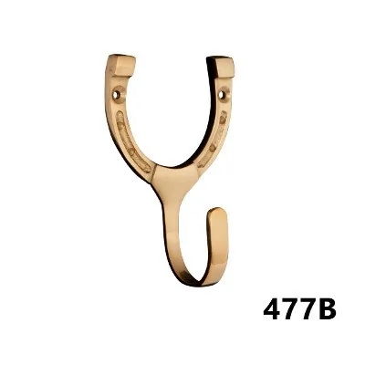 Burlingham Brass Single Hook
