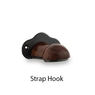 Burlingham Cast Iron w/Wood Strap Hook